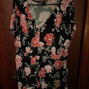 Torrid Floral Babydoll Top